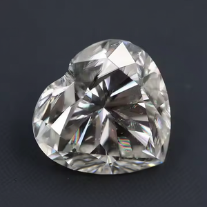 แล็บสีอีรูปหัวใจสง่างามหิน CVD ที่ได้รับการรับรองจากหน่วยสืบราชการลับเพชร VVS1-VS2ความชัดเจนของขวัญความรักที่กำหนดเองได้ - Product Image 1