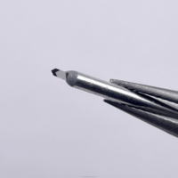 Aiguille de stylet en diamant CVD Chenguang 4x0.7x0.7mm pour tourne-disque et platine vinyle, dureté 53-64HRC, pour utilisation sur vinyle