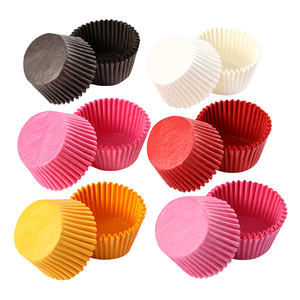 Dùng một lần cấp thực phẩm không thấm mỡ Silicone Giấy Bánh công cụ cupcake lót cho nướng bánh nướng xốp và bánh ngọt - Product Image 1