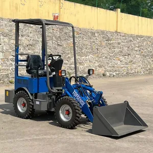 Brandneue chinesische Mini-Traktoren Elektro lader 400KG Selbst laden der Klein lader Frontlader