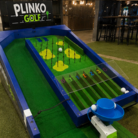 Plinko Meets Mini Golf : Jeu de golf interactif de putting pour la location d'événements, l'activation de marques, les fêtes foraines et les parcs d'attractions