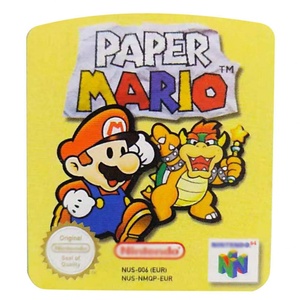 สติ๊กเกอร์ตลับเกมกระดาษ Kart64 Party Super Advance 1 2 3 สำหรับ N64 - Product Image 6