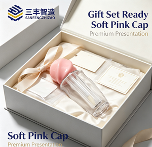 Twisted Pink Screw Cap Curved <b>Clear</b> ABS <b>Lipstick</b> Tube Cute Empty Lip Oil Cosmetic Bottle - Product Image 2