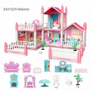 Mini Casa de Muñecas Moderna de Gabby, Juguetes de Muebles DIY, Juego de Cocina de Plástico Colorido, Accesorios de Fiesta Unisex - Product Image 5