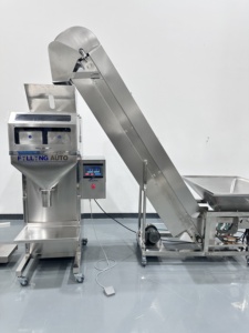 Machine de remplissage granulaire semi-automatique de haute précision d'usine de la Chine pour le sac et le baril <span class=keywords><strong>Muesli</strong></span> de grains de café de céréales - Product Image 2