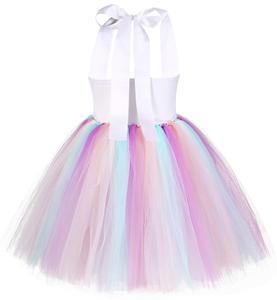Costume da Unicorno Arcobaleno con Tutù per Bambine - Product Image 4
