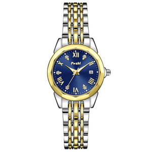POSHI Nuevo reloj de cuarzo para mujer con indicador de fecha luminoso, elegante y casual - Product Image 1