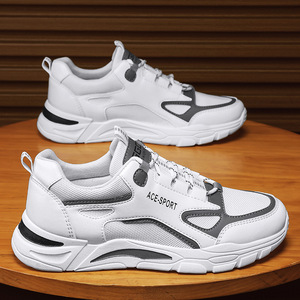 Venta al por Mayor de Zapatos Deportivos Modernos para Hombre, Zapatos Deportivos Transpirables y Versátiles de Malla Casual para Correr - Product Image 5