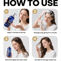 Biotine Care Shampooing anti-chute de cheveux-pour éclaircir les cheveux, réduit la perte, renforce les racines, 500ml