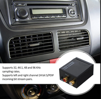 Convertisseur audio numérique-analogique en promotion : Adaptateur SPDIF Coaxial Toslink Optique vers RCA L/R et 3,5 mm avec câble d'alimentation pour PS3