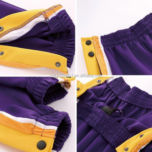 Pantalones Deportivos Personalizados con Botones Desprendibles para Hombre, Transpirables, <span class=keywords><strong>de</strong></span> Corte Holgado, para Fitness, Deportes al Aire Libre, Baloncesto, Correr y Entrenamiento - Product Image 3