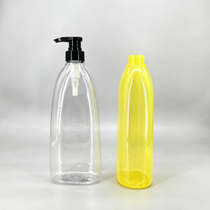 1000ml <span class=keywords><strong>vide</strong></span> en plastique transparent bouteille <span class=keywords><strong>pompe</strong></span> de lotion pour le corps savon liquide PET 1 litre bouteille en plastique PET pour bouteille de lavage corporel - Product Image 5