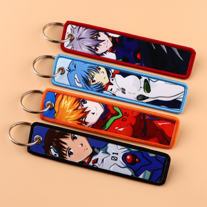 Nuevo Diseño de Anime, Llavero Bordado de Doble Cara de <span class=keywords><strong>Shinji</strong></span> <span class=keywords><strong>Ikari</strong></span> y Rei Ayanami para Decoración de Mochilas - Product Image 2