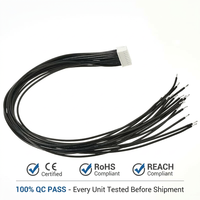 Connecteur adaptateur en cuivre pur sur mesure, pas de 1,0 mm à 2,54 mm, 2 à 6 broches, fiche femelle PTFE/Nylon pour automobile/moto/ordinateur IP66
