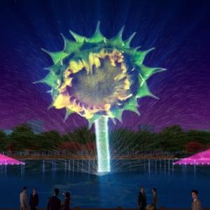 Fuente de Agua con Boquilla de Gas de 100 Metros, 1 Dimensión, Chorro Alto Directo y Combinado, Fuente Musical Danzante en Taiwán, China - Product Image 4