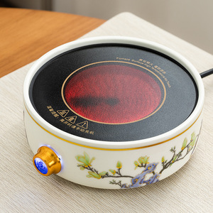 Joyful Eyebrows Electric Ceramic <b>Stove</b> Tea Boiler Surrounding <b>Stove</b> Tea Maker Heat-resistant Glass Kettle Small Household Tea - Product Image 4