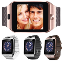 Reloj digital con pantalla táctil dz09, reloj inteligente, pulsera, cámara, muñeca, videollamada, Wifi, reloj inteligente con tarjeta SIM, soporte para iOS y Android