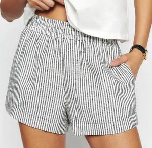 New Design Summer Fitness Running Women's Printed Mid <b>Elastic</b> Waist Breathable Eco-Friendly Polyester/Cotton Regular Fit Shorts - Product Image 1