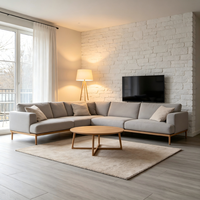 Carrelage en porcelaine effet bois extra long 200x1200 à bords rectifiés pour l'installation au sol/mur des supermarchés et salles de bain