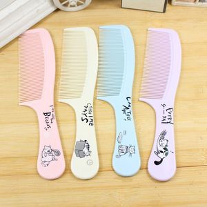 Peine de Pelo de Plástico con Diseño de Dibujos Animados, Colores Variados, Patrón Aleatorio, para Uso en el Hogar o Dormitorios Estudiantiles - Product Image 1