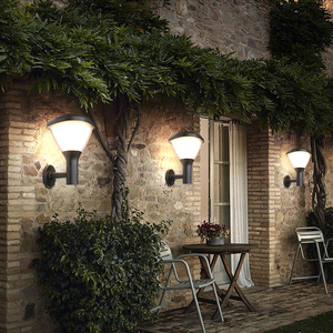 Lampe murale solaire d'extérieur, applique murale LED étanche pour jardin, villa, treillis, terrasse, balcon, clôture et portail - Product Image 4