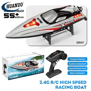 55 KM/H de alta velocidad sin escobillas Rc Racing Boat Jet 2,4 GHz impermeable Rc barco modelo de <span class=keywords><strong>lancha</strong></span> rápida - Product Image 6