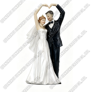 Toptan özel yaratıcı düğün dekor hediyeler için komik reçine çift heykeli sevgililer günü hediyesi - Product Image 2