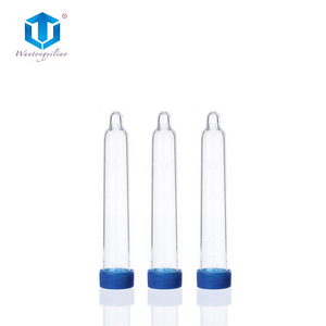 Tubos de ensayo desechables Taixing Wantong para análisis de sedimento urinario, 12 ml, graduados, con fondo puntiagudo y tapa de rosca de plástico - Product Image 2