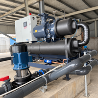 Refroidisseur à vis de 100 kW à 500 kW avec contrôle PLC pour machine de moulage par injection