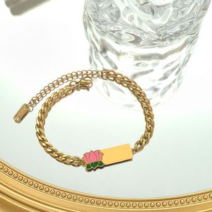 Braccialetto per Bambini in Acciaio Inossidabile Dorato, Vari Stili, Gioielli alla Moda per Bambini, <span class=keywords><strong>Bracciale</strong></span> con Charm - Product Image 4