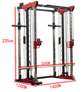 Entrenador multifuncional Smith Machine Home Gym Power Rack Cable Machine con accesorio - Product Image 6