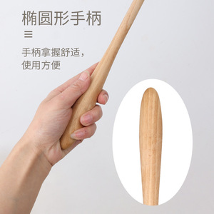 Chausse-pied en bois massif Yingte, manche long de 70,5 cm pour un port facile des chaussures, usage domestique - Product Image 4