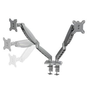 <span class=keywords><strong>Bras</strong></span> de moniteur double V-mounts en aluminium avec ressort pneumatique supportant le poids de divers écrans - Product Image 3