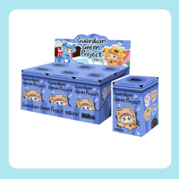 Peluche Kawaii de dessin animé très populaire, jouet en peluche personnalisé avec emballage, poupée en peluche animale pour boutique de cadeaux