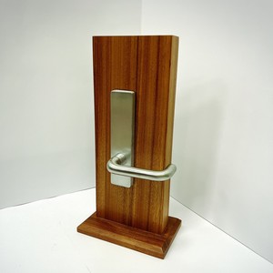 Manija de Placa de Acero Inoxidable 304 de Alta Resistencia para Cerradura de Embutir de Puerta Comercial Resistente al Fuego - Product Image 3