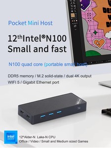 Inyuda máy tính <span class=keywords><strong>mini</strong></span> Intel N200 256GB 12GB DDR5 wifi6 tuyệt vời Dung lượng lưu trữ di động công nghiệp <span class=keywords><strong>Mini</strong></span> PC - Product Image 3