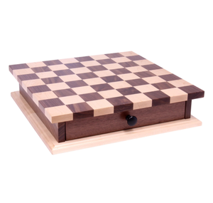 Set di Scacchi e Dama in Legno di Lusso con Cassetto Estraibile per Conservazione - Product Image 4