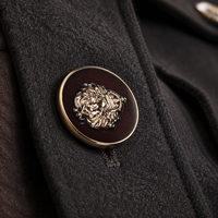 Bouton Métallique Économique Simple Cousu à la Main pour Pull, Chemise, Accessoire de Vêtement Haut de Gamme, Manteau, Trench-coat