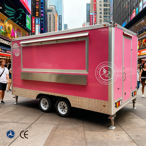 Remorque alimentaire mobile multifonctionnelle 220 V galvanisée à 3 roues pour hot-dogs, pizzas, grillades, snacks, café, avec cuisine complète - Product Image 3