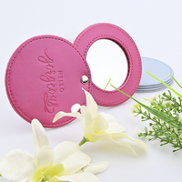Miroir à main Compact en métal, format carré, personnalisé, miroir Vintage, cadeau de luxe, Rose, or