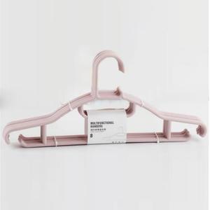 8 pièces/ensemble <span class=keywords><strong>pas</strong></span> <span class=keywords><strong>cher</strong></span> recycler utilisé en plastique cintre vêtements anti-dérapant étendoir pour enfants et adultes - Product Image 3
