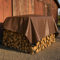 Bâches en PVC robustes 250 g/m² imperméables et résistantes aux déchirures avec œillets antirouille pour granges et bois de chauffage – Meilleures ventes