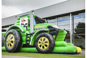 Castillo Inflable Gigante Personalizable con Obstáculos de Tractor, Casa de Brinco Conectable para Niños y Adultos, Juegos Interactivos - Product Image 6