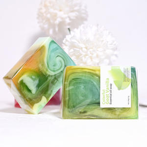 Sabun Wajah Buatan Tangan Berwarna-warni Vanila yang Dibuat Sesuai Pesanan, Memutihkan, Melembapkan, dan Mengontrol Minyak - Product Image 4