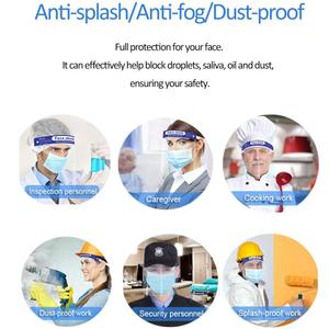 Pelindung Wajah Transparan Anti-kabut, Penutup Kepala Medis, Masker Mata Transparan Penuh, Pemasok Masker Industri - Product Image 6