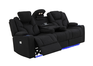 Sofá Reclinable Eléctrico Minimalista Multifuncional con Luz LED, Muebles Modernos para el Hogar, Sofá Reclinable Eléctrico - Product Image 4