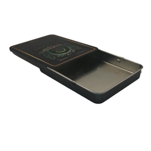 Custom Child Resistant Sliding Tin <b>Box</b> CR Lock <b>Metal</b> Packaging Case for Pre Rolls Candy Medicine Tobacco - Product Image 5