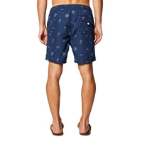 Trajes de Baño para Hombre con Estampado Náutico Marino de Secado Rápido, Pantalones Cortos de Playa con Cordón Elástico
