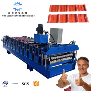 Maquinaria de Procesamiento de Tejas de Acero de Doble Capa Ignífugas para Edificios de Gran Altura, Máquina de Conformado de Rollos de Doble Capa Totalmente Automática - Product Image 1