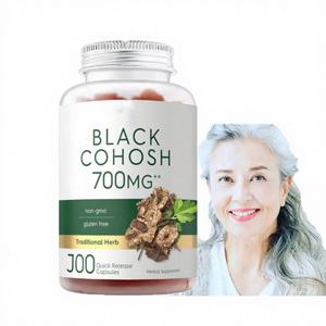 Complément alimentaire en gommes à l'extrait de racine de cohosh noir biologique ASAP OEM pour la santé de la ménopause chez les femmes adultes, qualité alimentaire - Product Image 1